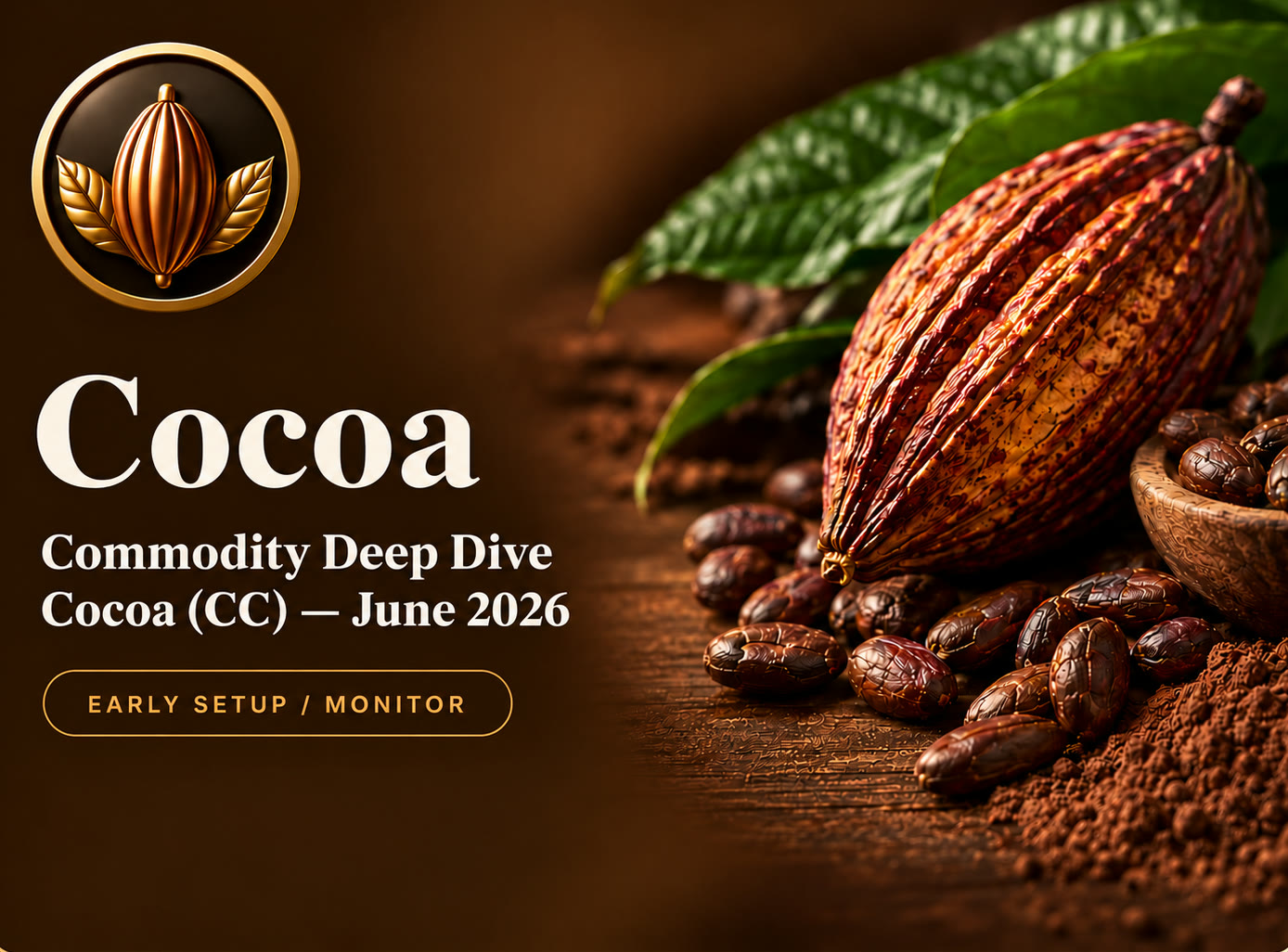 Cocoa (CC) Commodity Deep Dive — June 2026 — Early Setup / Monitor